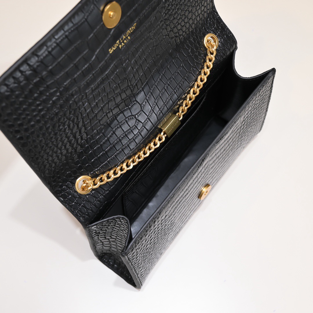 Crocodile print fringe24*14.5*5cm