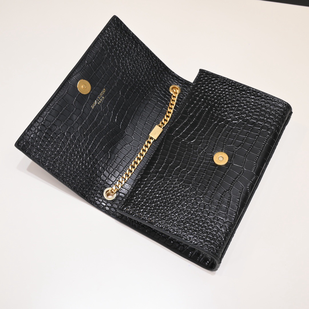 Crocodile print fringe24*14.5*5cm