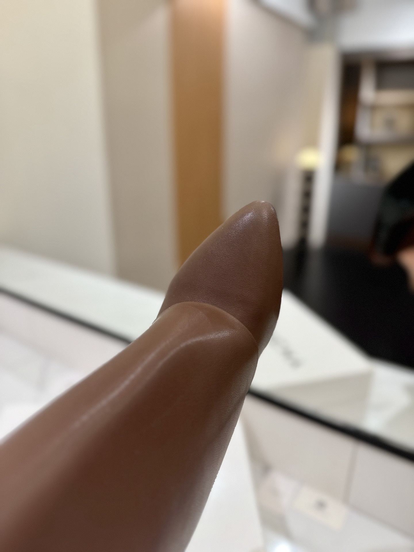 High-heeled buckle boots