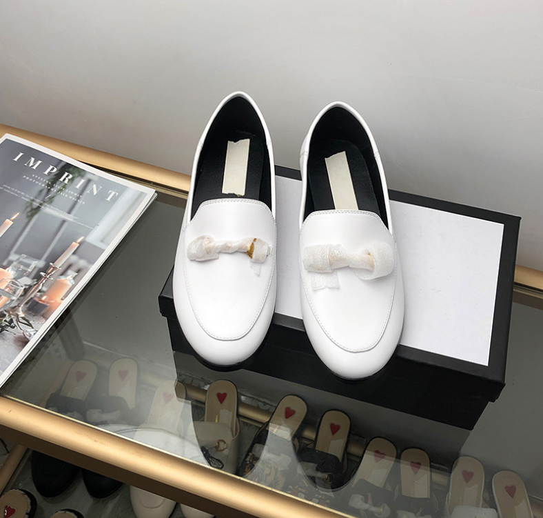 G style Women Flat Genuine Leather Loafers-Luxeon