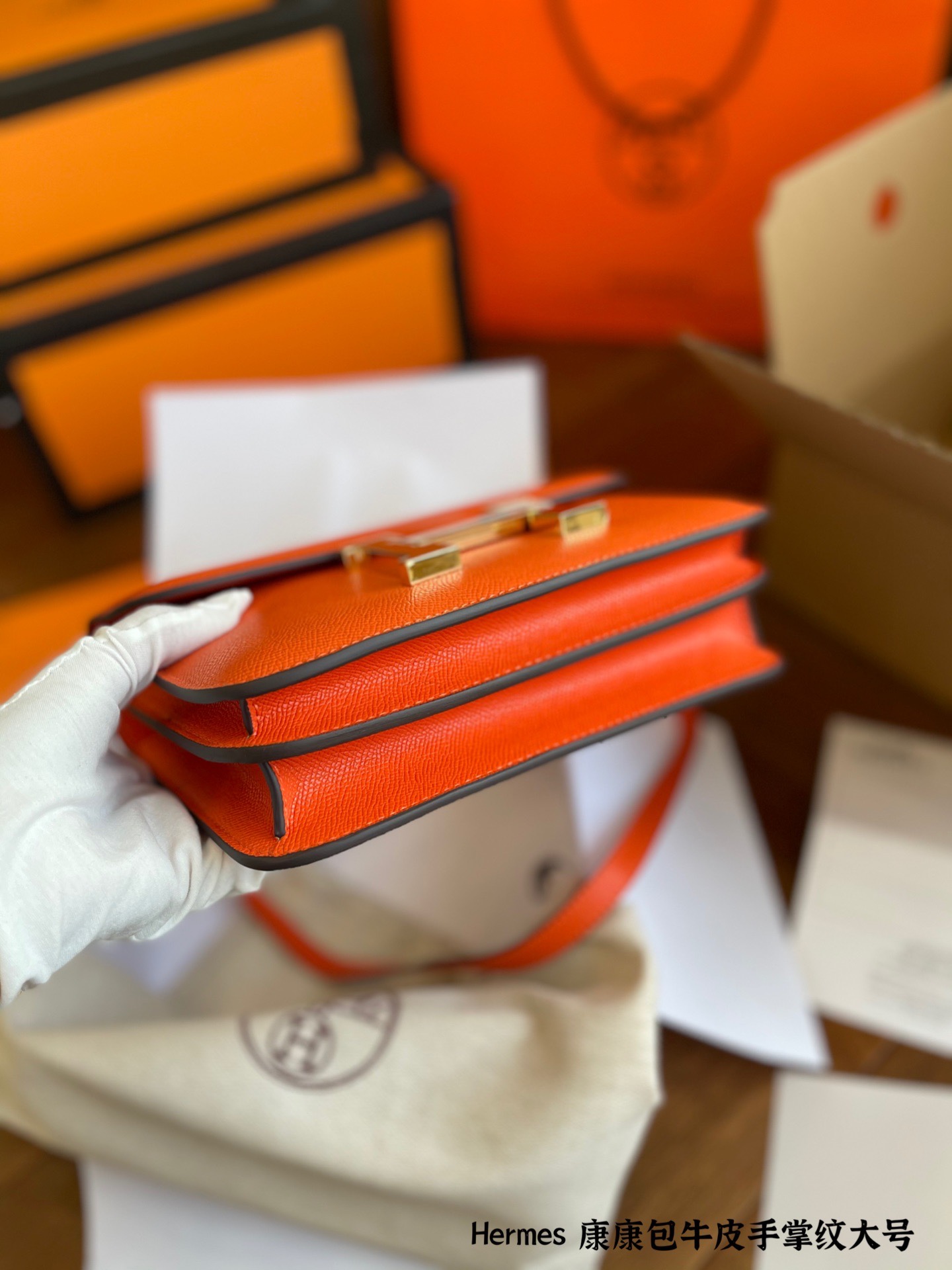 H style Handbags Square Shoulder Bags-Luxeon