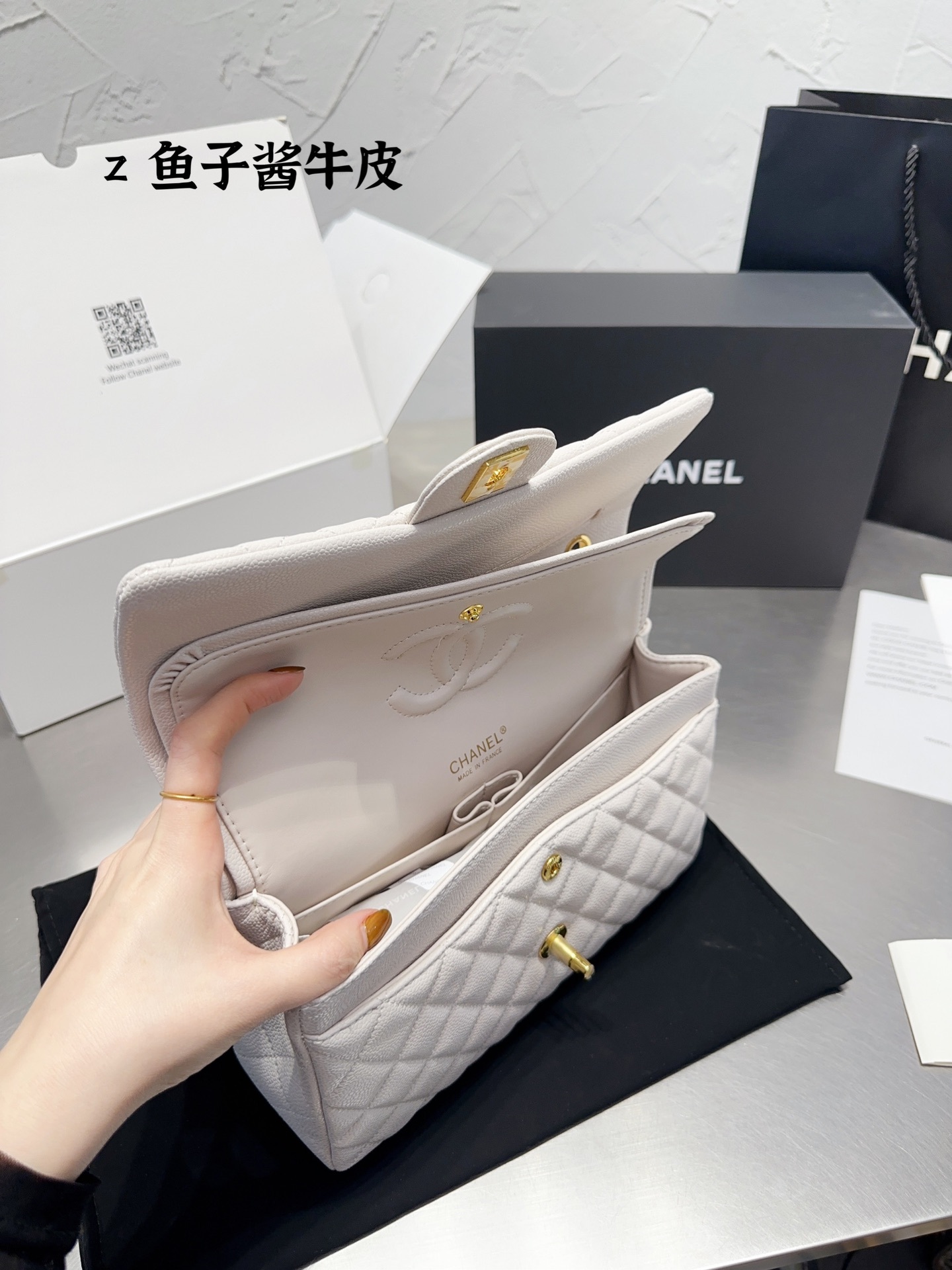 C style Cf flap handbags-Luxeon