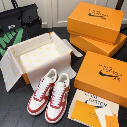 L style . x . Air Force1 22ss co-brand commerative sneaker Unisex casual shoes-Luxeon