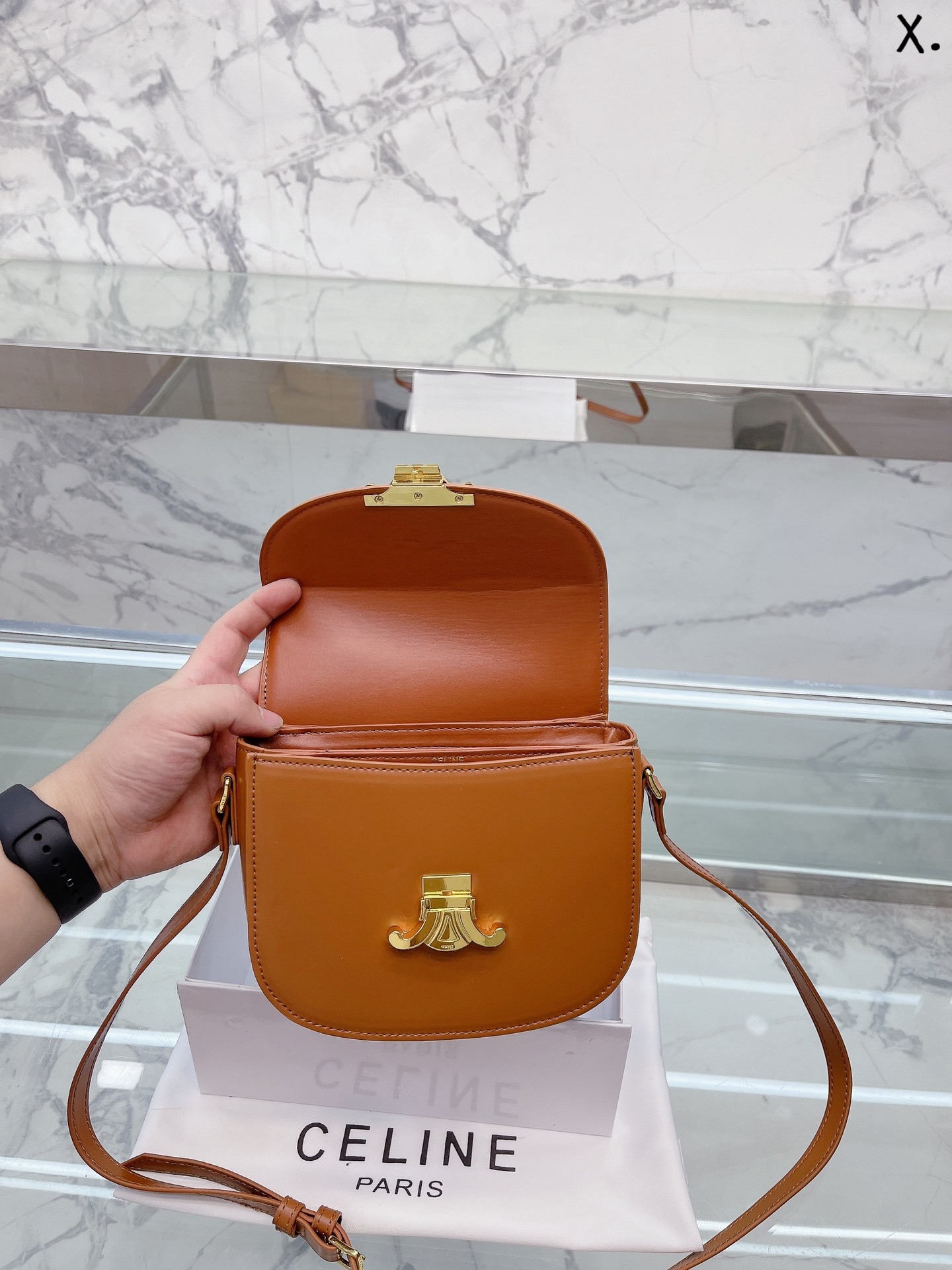 C style Teen Besace saddle bags-Luxeon