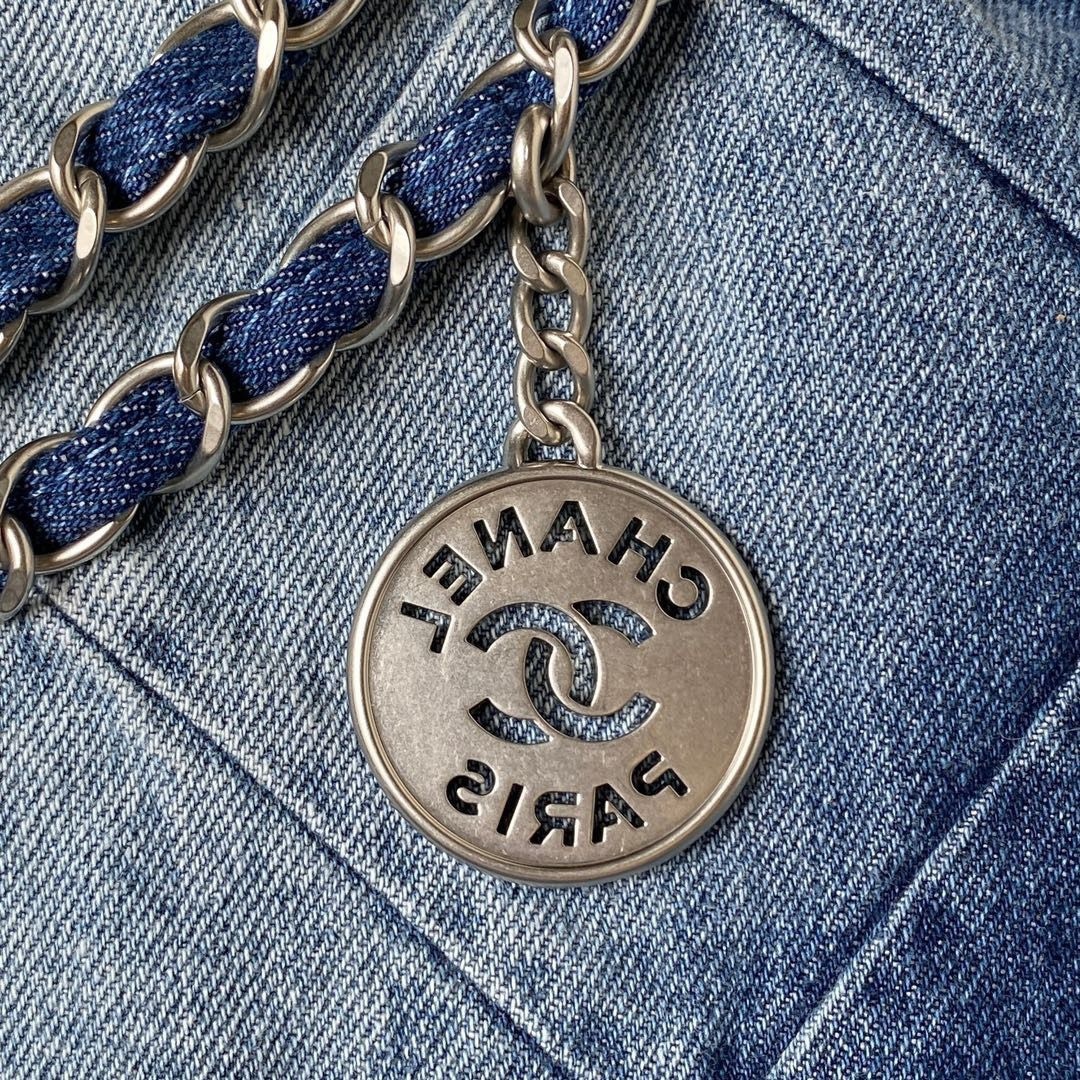 Denim garbage bag tote bag35*37*7