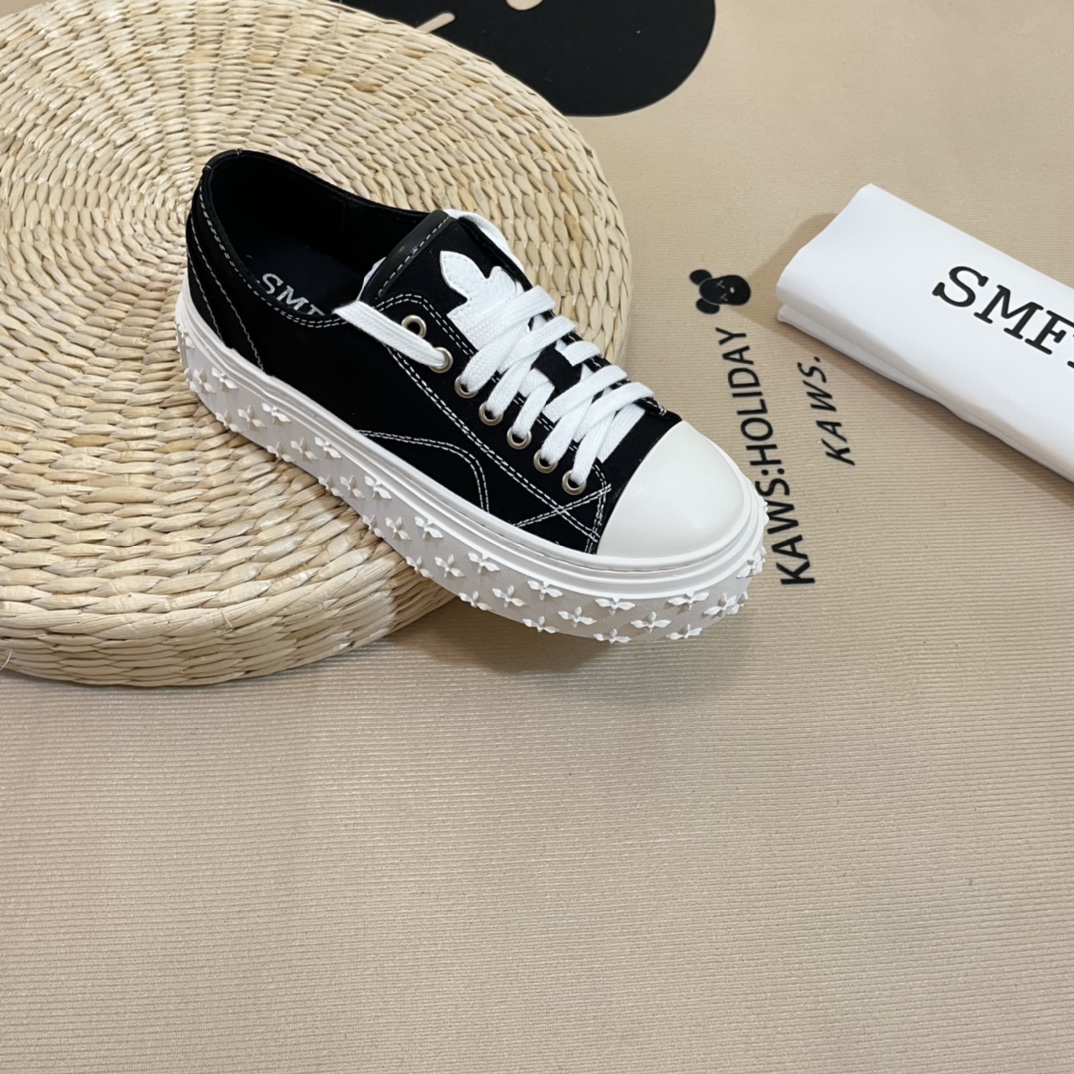 SMFK Tide Cross logo thick sole casual shoes-Luxeon