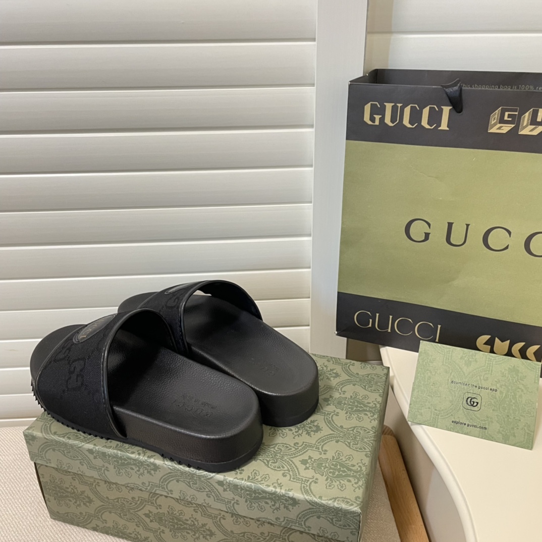 G style couple thick sole sandals-Luxeon