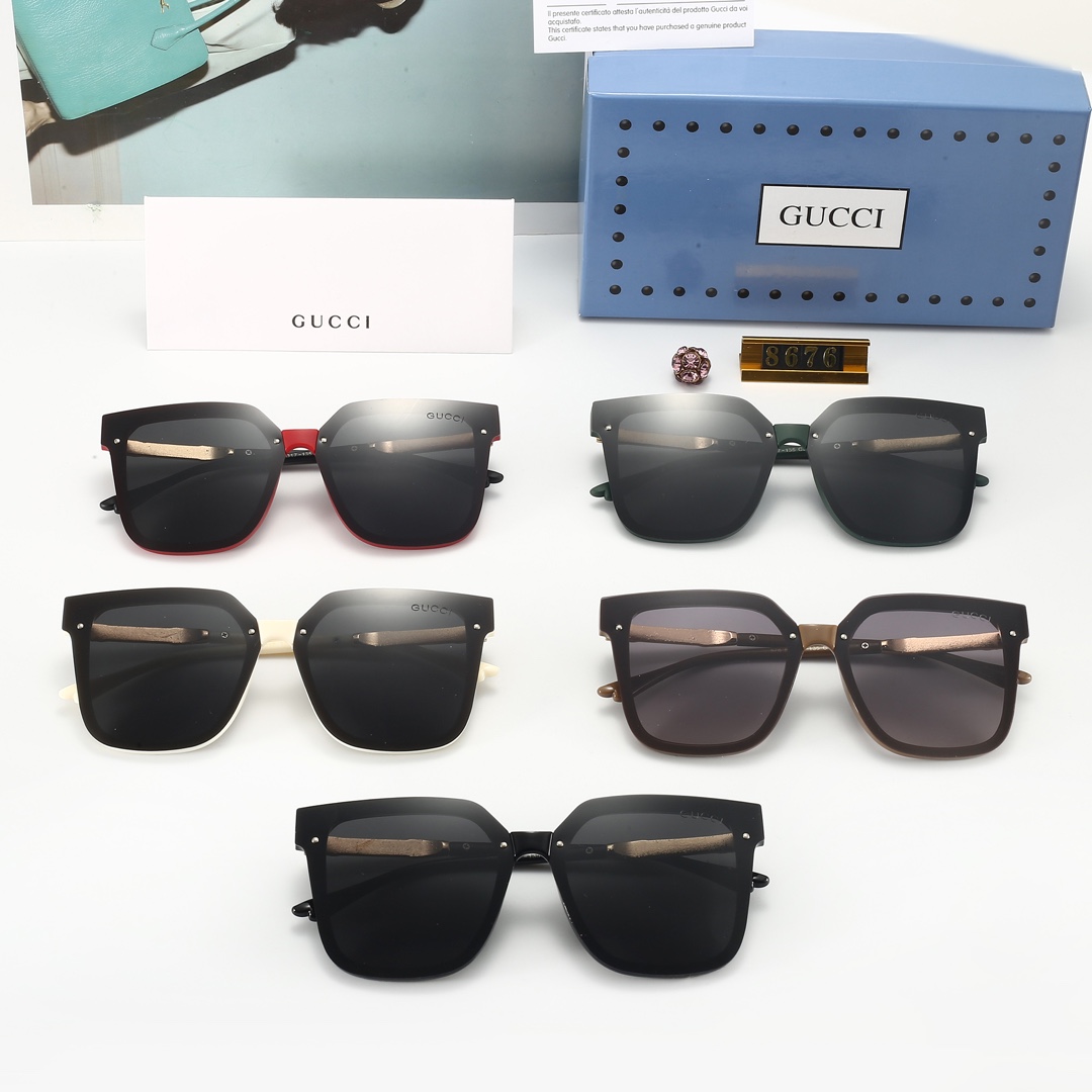 Gucc Women Polarized Sunglasses-Luxeon