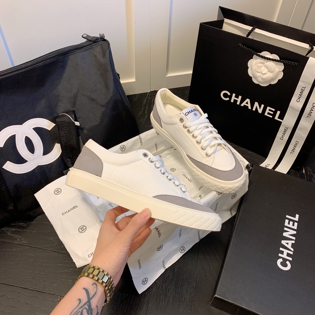 C style Vintage retro sneakers casual shoes-Luxeon