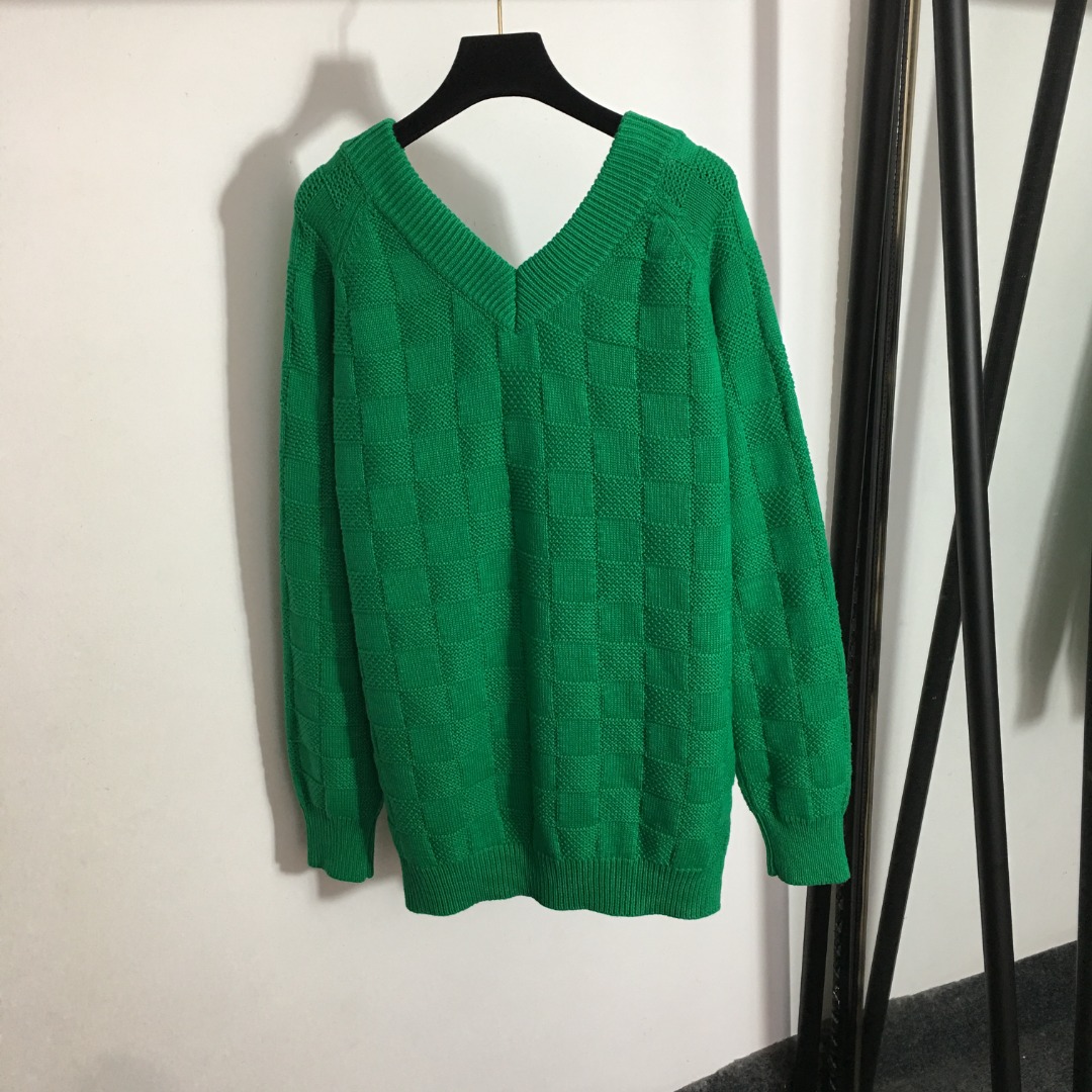 BV Wide neck weaved long sleeve sweater-Luxeon