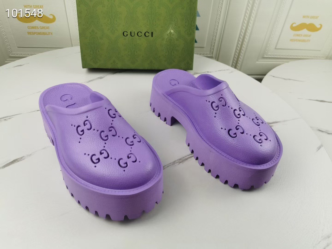 G style Women Thick Sole Platform Slippers-Luxeon