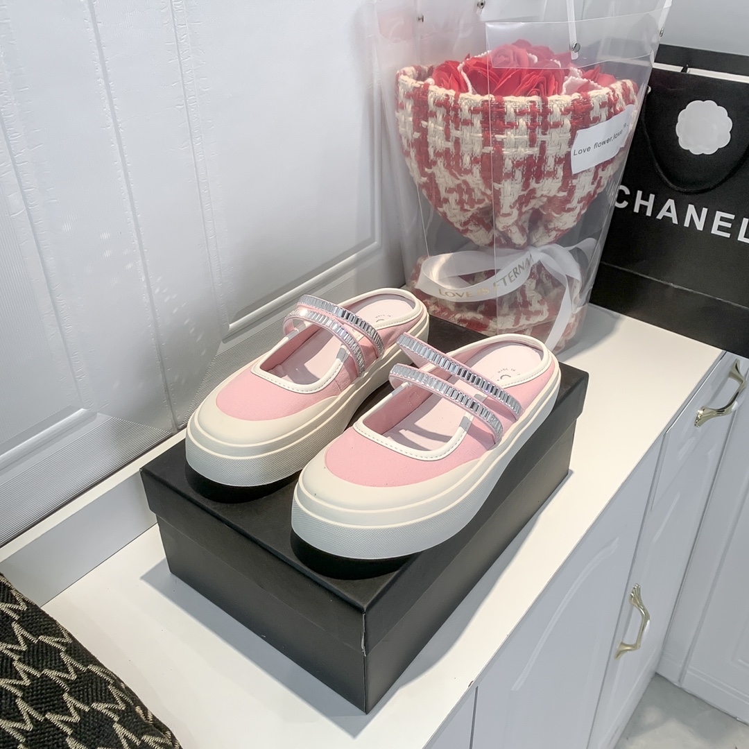 C style New Rhinestone Mary Jane Half Drag-Luxeon