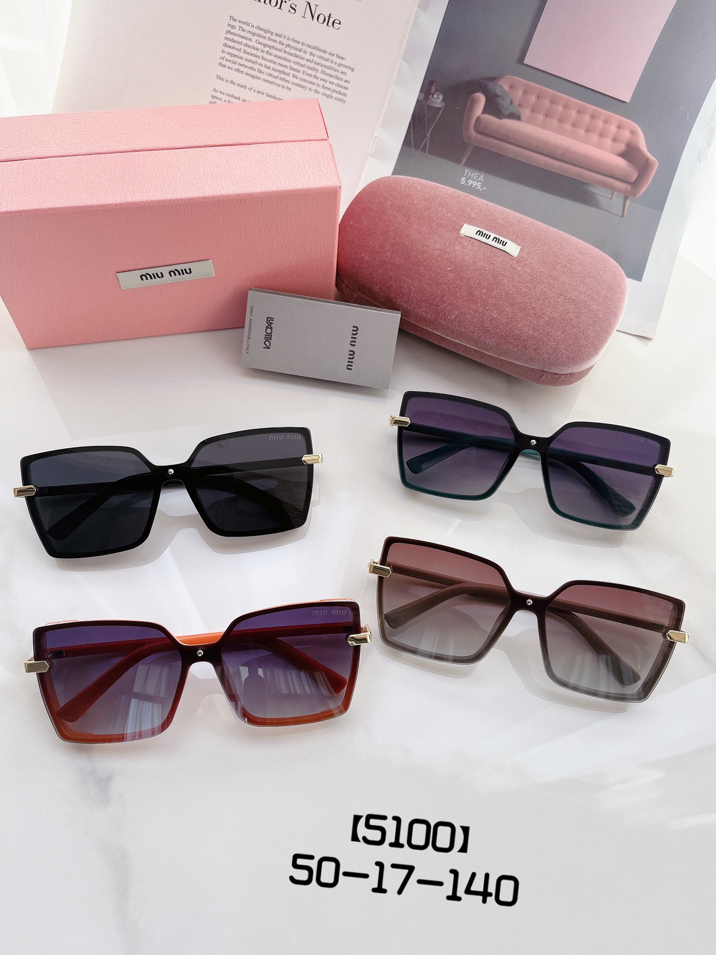 Miu Women Polarized Sunglasses-Luxeon