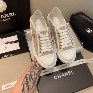 C style Classic Fashion Two-Piece White Shoes-Luxeon