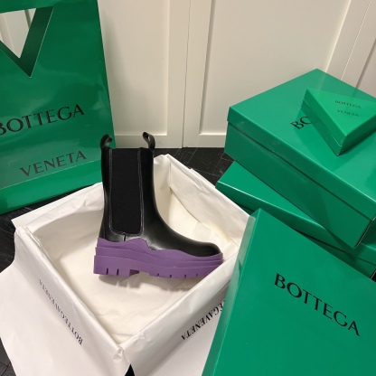 Bottega Venet mid-calf heeled boots-Luxeon