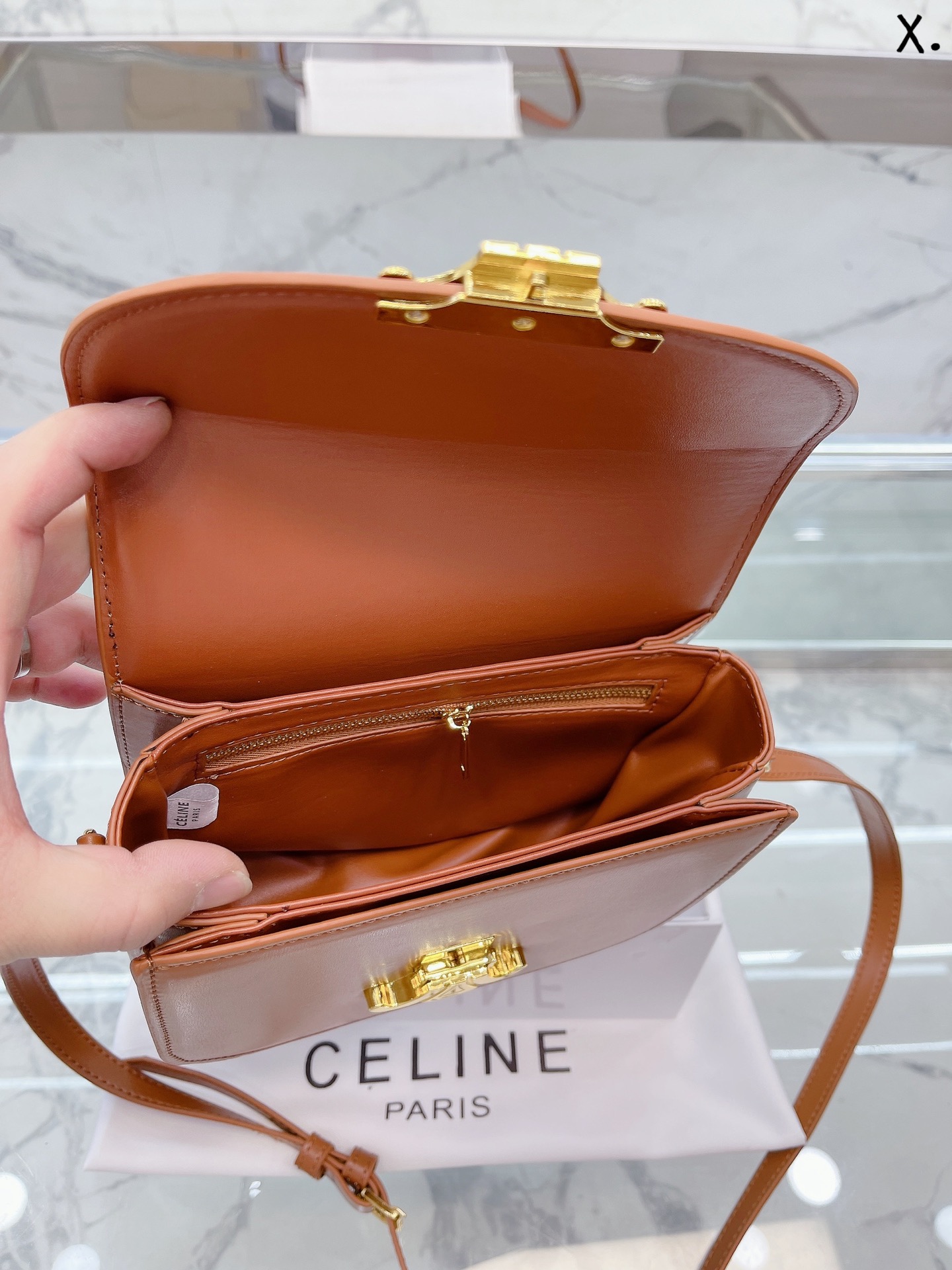 C style Teen Besace saddle bags-Luxeon