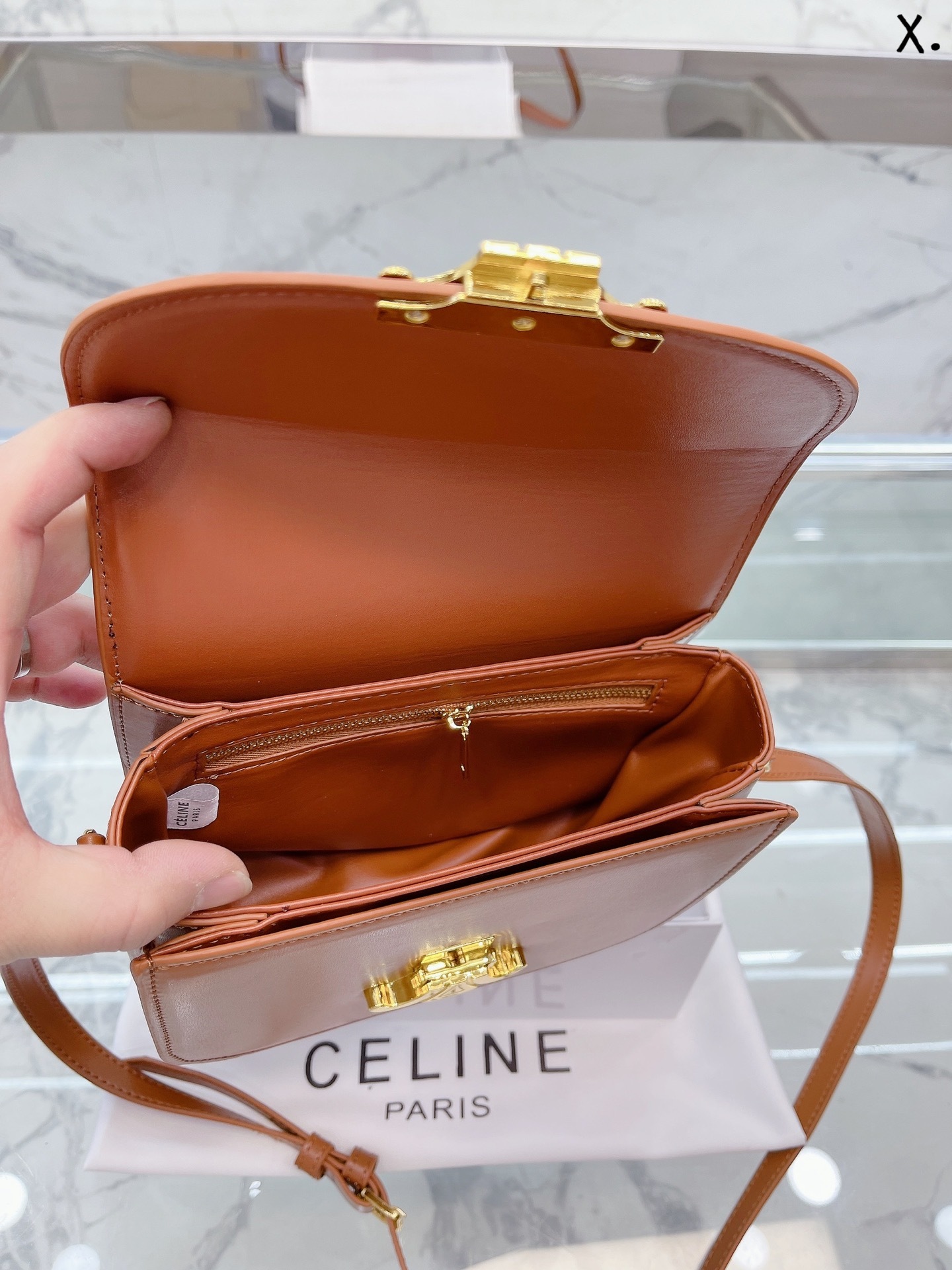 C style Teen Besace saddle bags-Luxeon