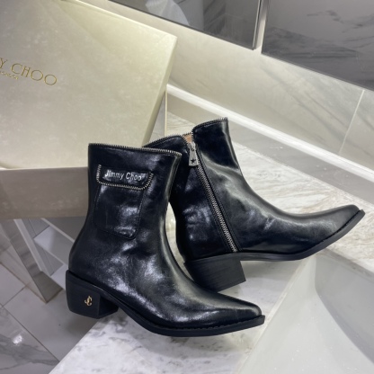 Jimmy Choo new autumn winter zipper knee & ankle boots-Luxeon