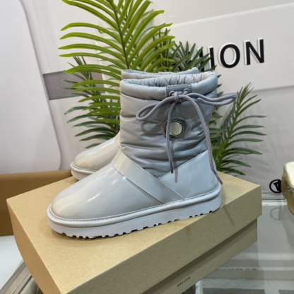UGG new autumn & winter TPU down feather snow boots-Luxeon