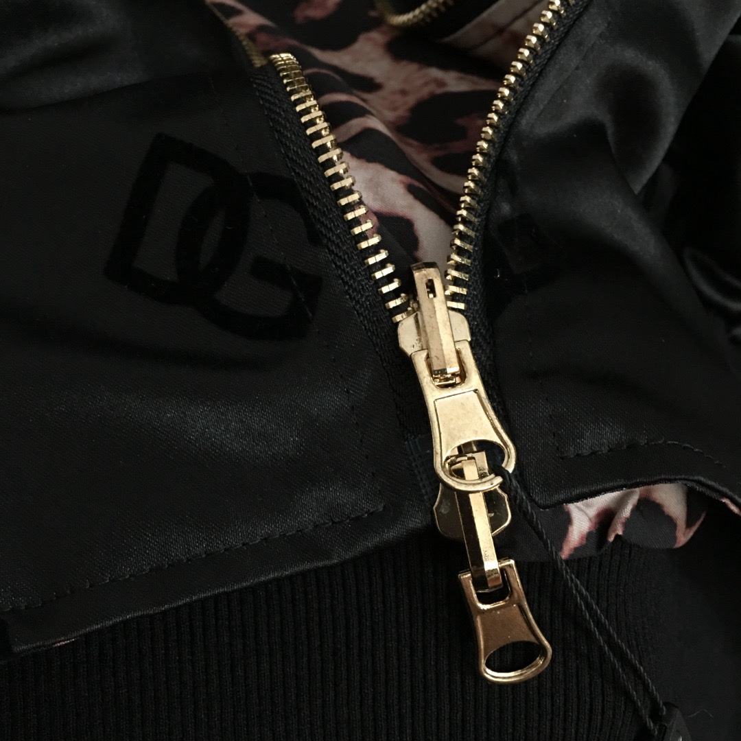 Reversible leopard-print jacket S-XL