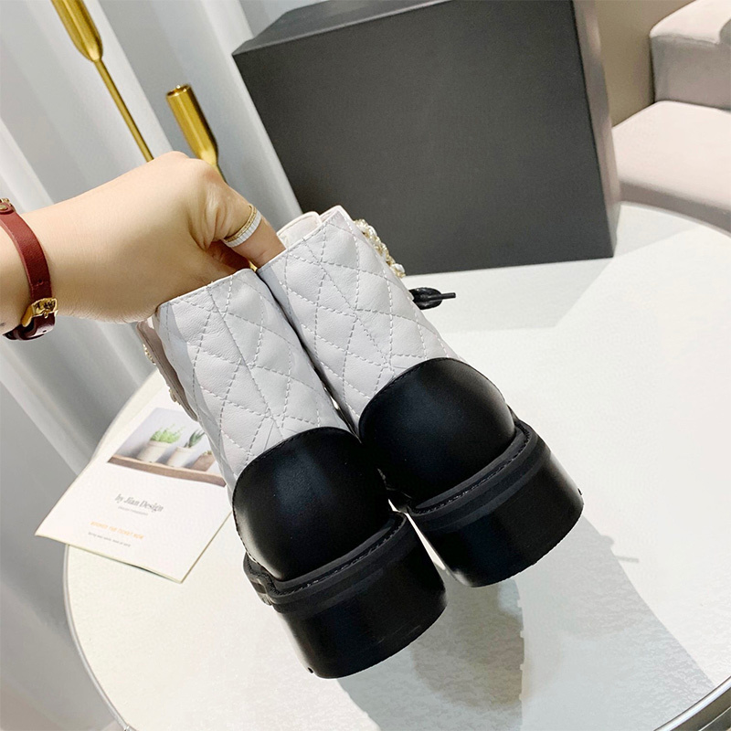 C style Women Lace-Up Ankles Boots-Luxeon
