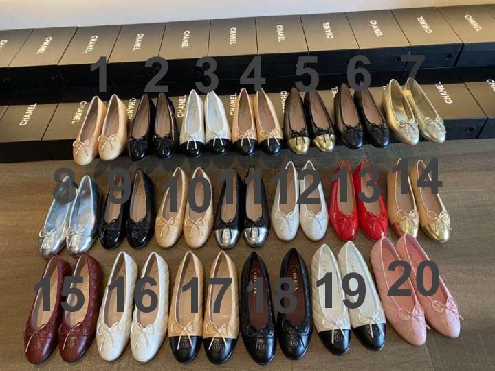 C style flat Ballet shoes-Luxeon