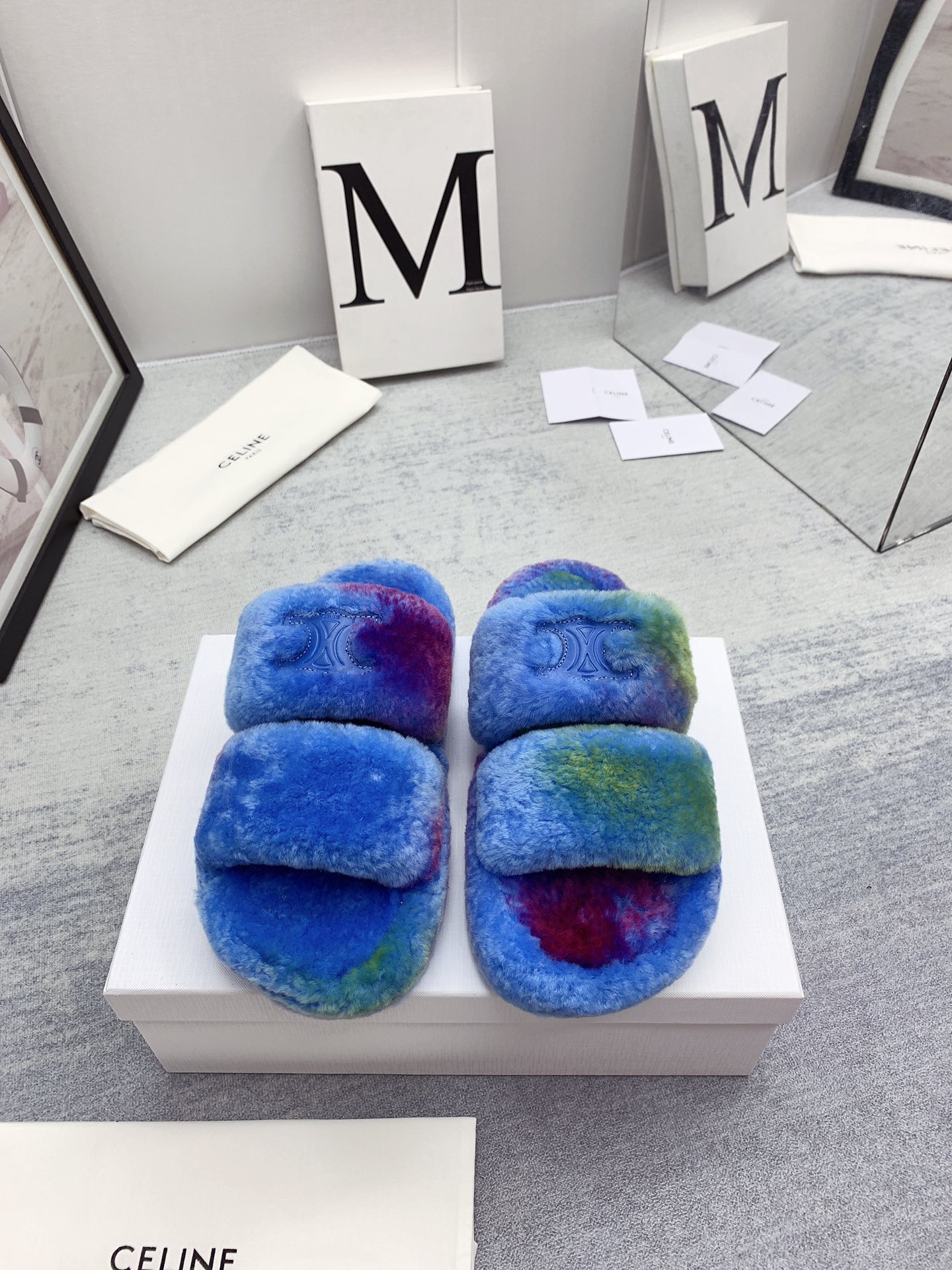 C style new winter pure wool slippers top quality-Luxeon
