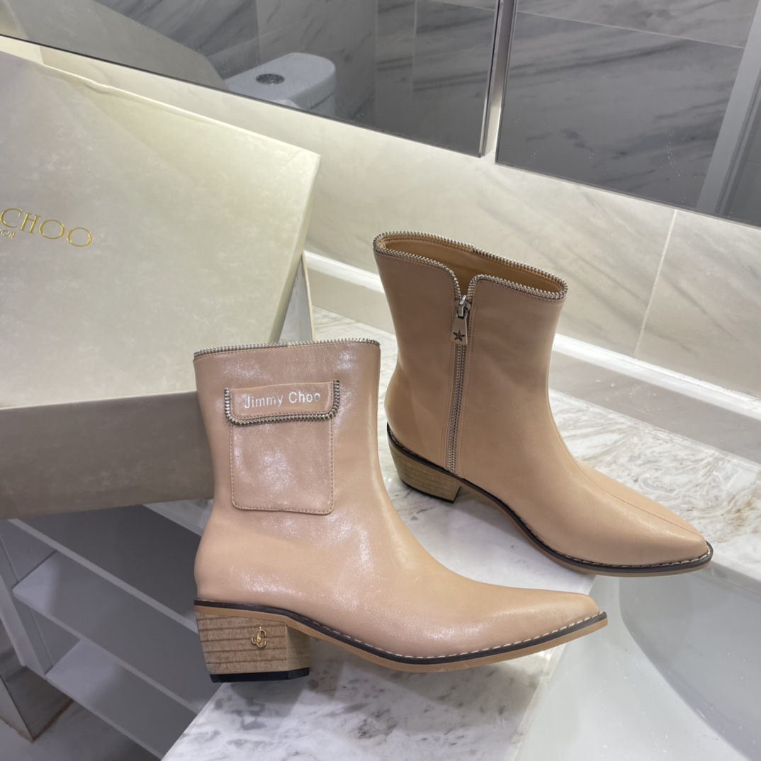 Jimmy Choo new autumn winter zipper knee & ankle boots-Luxeon