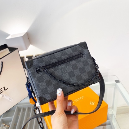 L style bag Trunk Small Box Chain Bags-Luxeon