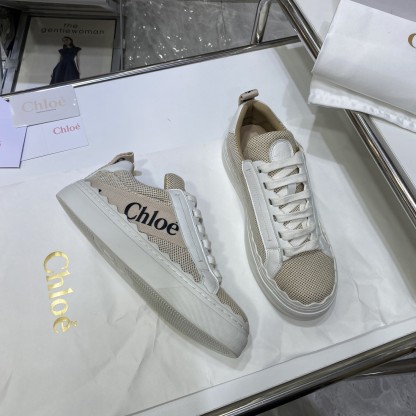 Chloe autumn new canvas flats casual shoes-Luxeon