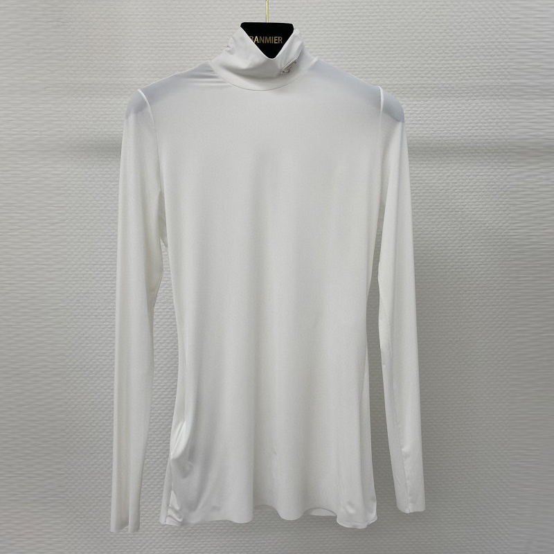 P style's Solid Color Bottom Shirt-Luxeon