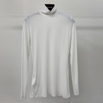 P style's Solid Color Bottom Shirt-Luxeon