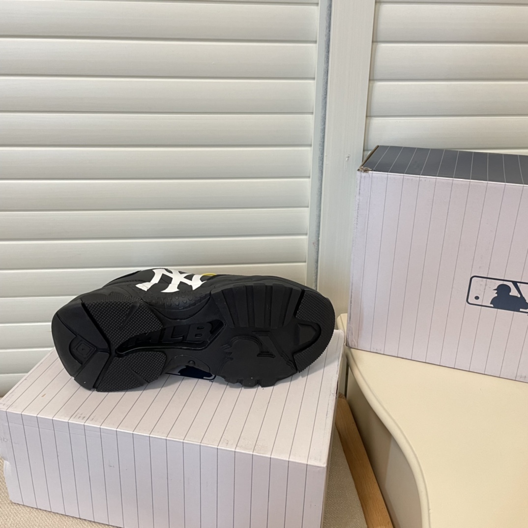 MLB new height-increasing thick sole sneakers casual shoes-Luxeon