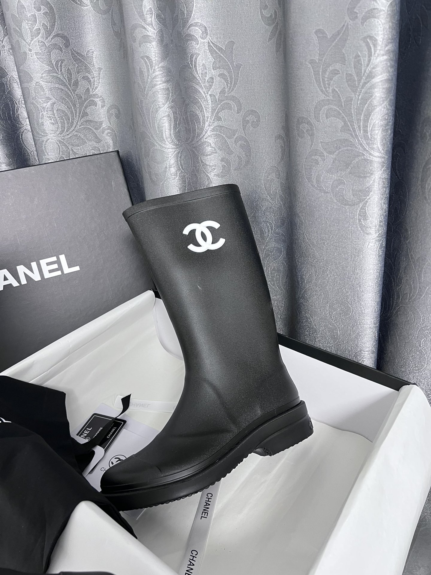 C style vintage rain boots-Luxeon