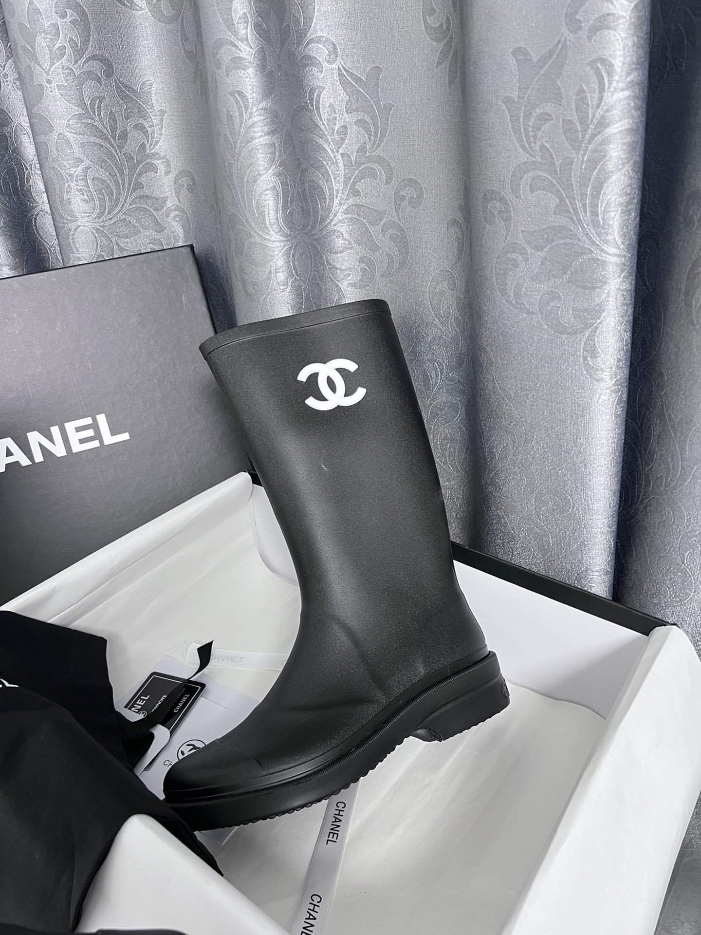 C style vintage rain boots-Luxeon