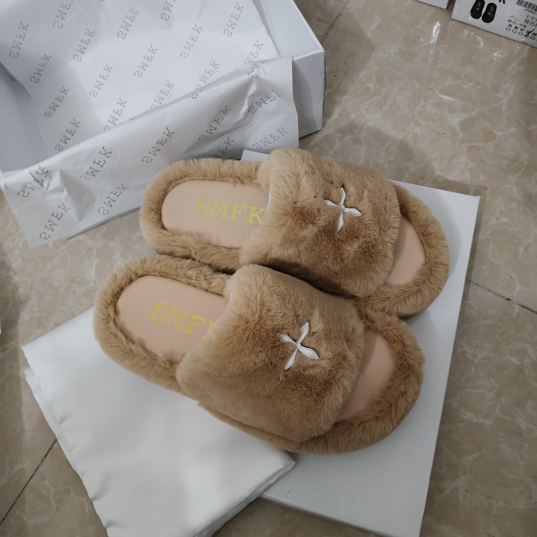SMFK wool slippers new colors-Luxeon