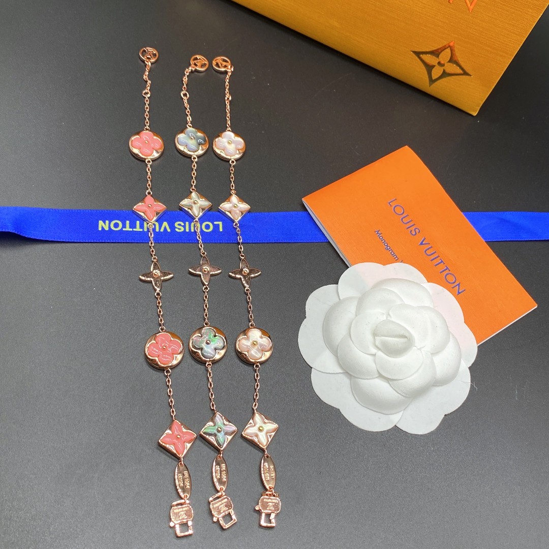 L style five flower bracelet-Luxeon