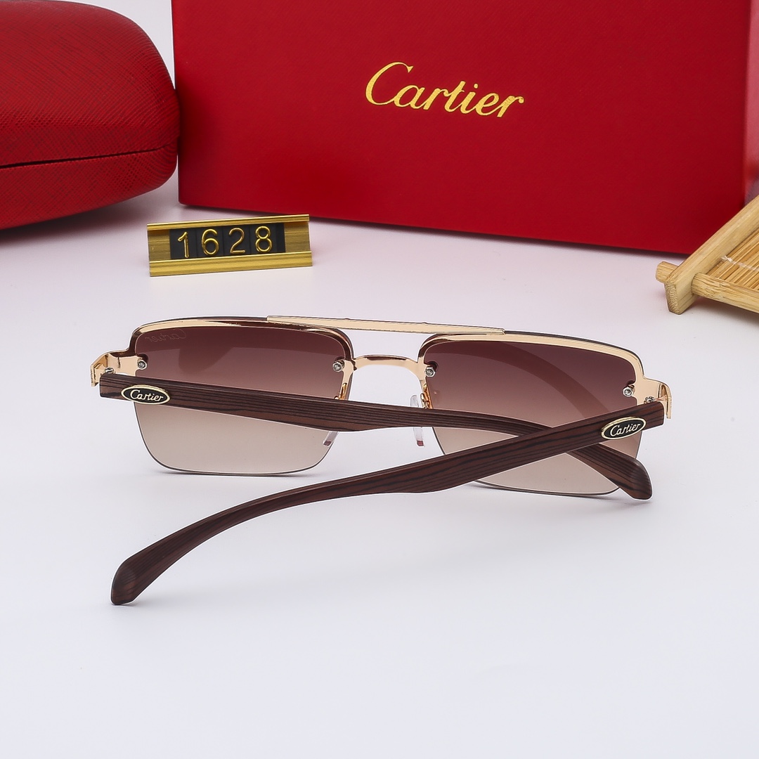 Cartier Fashion Retro Ladies Glasses-Luxeon