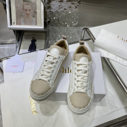 Chloe autumn new canvas flats casual shoes-Luxeon