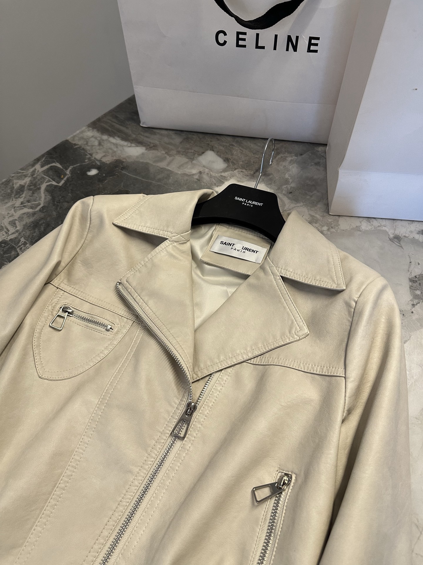 leather trench coat
