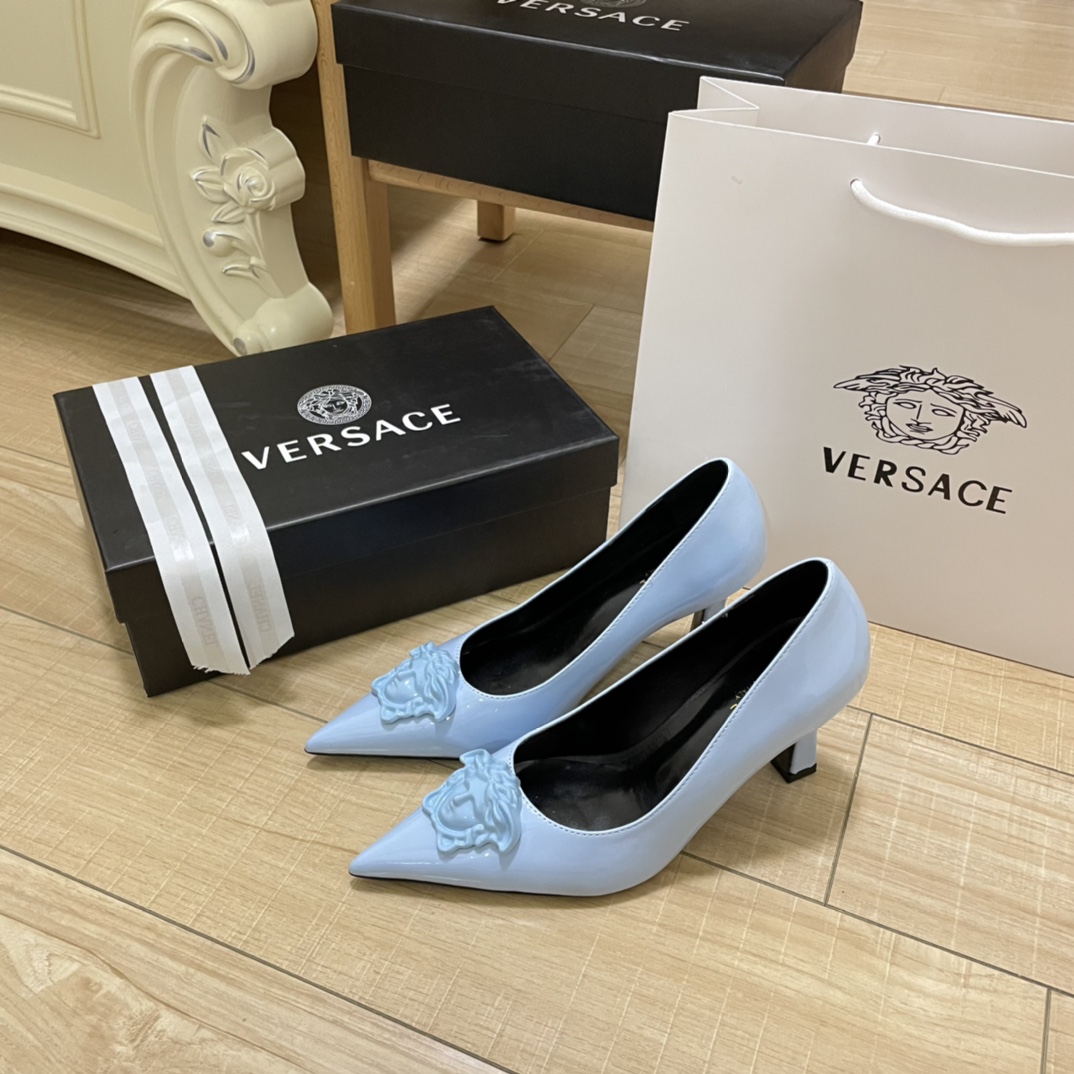 Versace pointed toe pumps-Luxeon