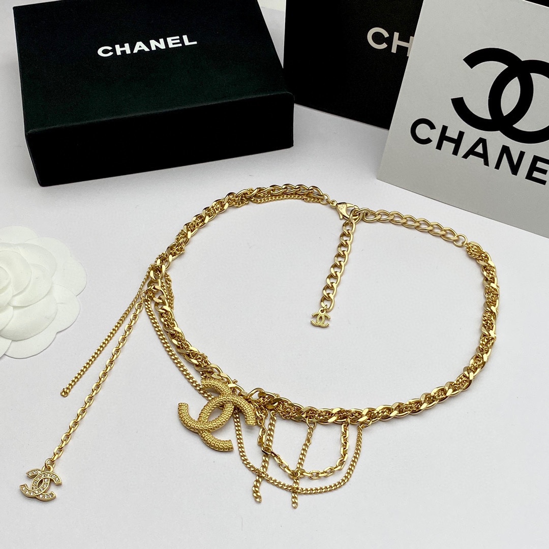 C style fashion tassel necklace-Luxeon