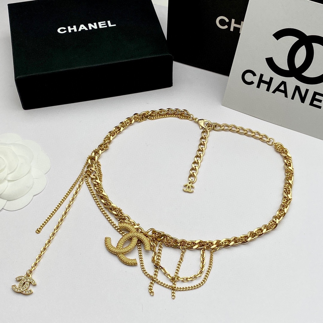 C style fashion tassel necklace-Luxeon