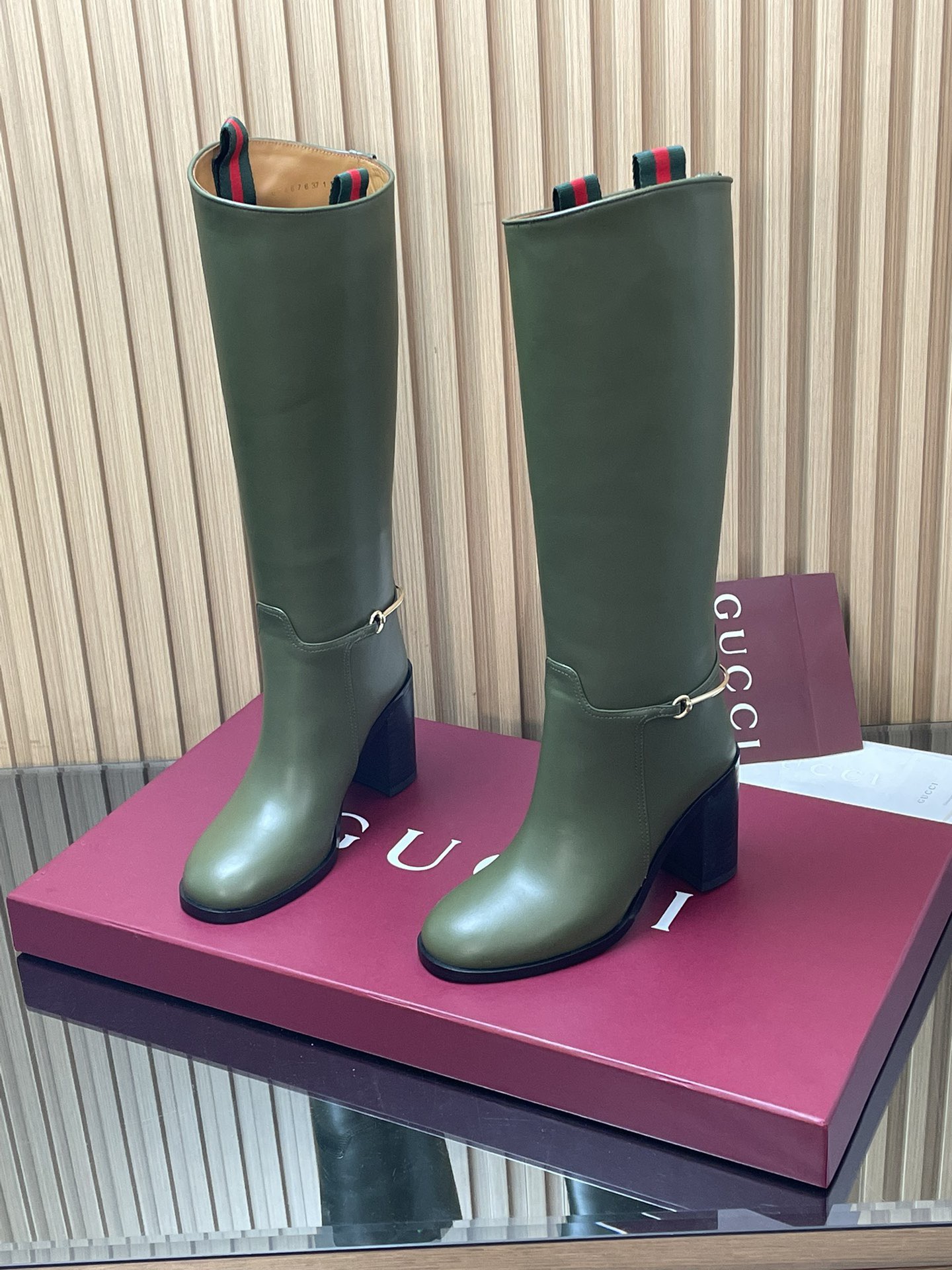 Chunky Heel Over-the-Knee Boots