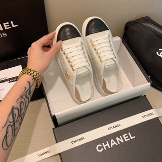C style Classic Fashion Two-Piece White Shoes-Luxeon