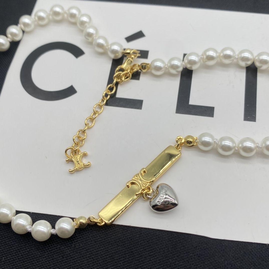 C style Pearl Necklace-Luxeon