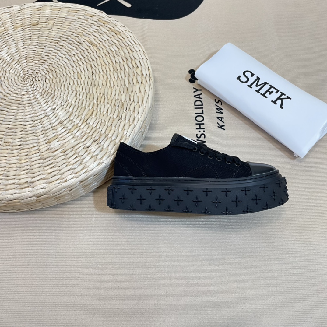 SMFK Tide Cross logo thick sole casual shoes-Luxeon