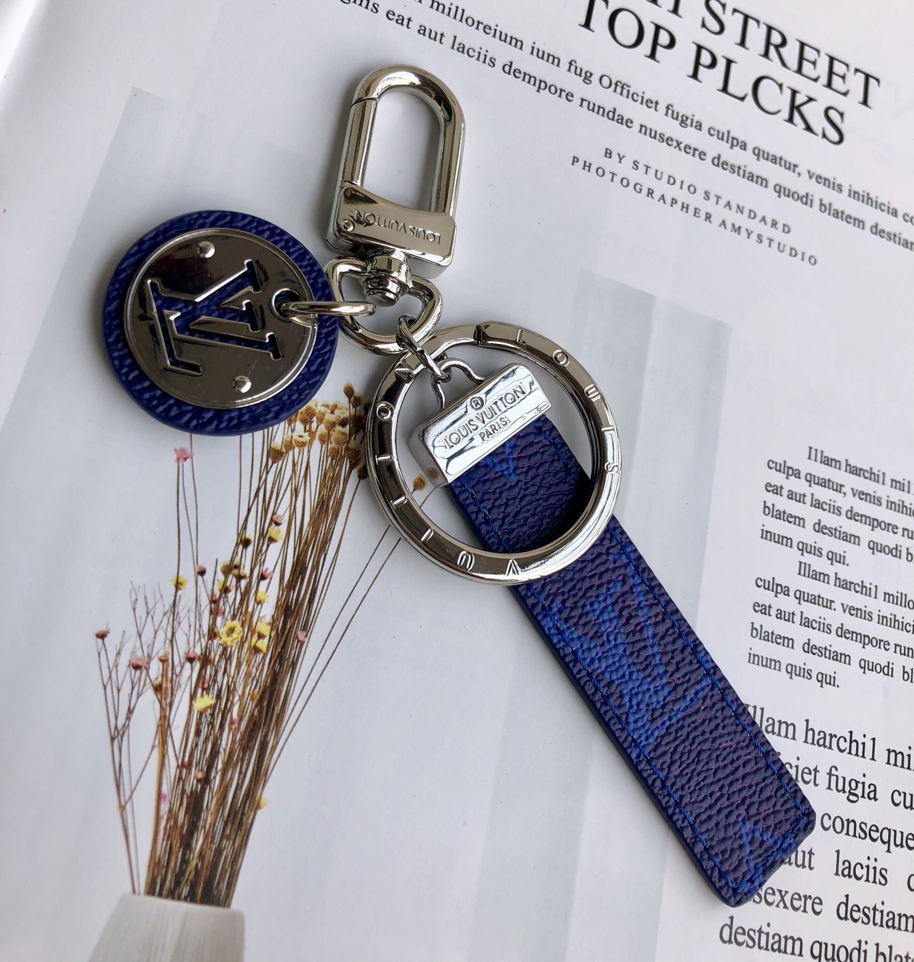 L style bag decoration key chain-Luxeon