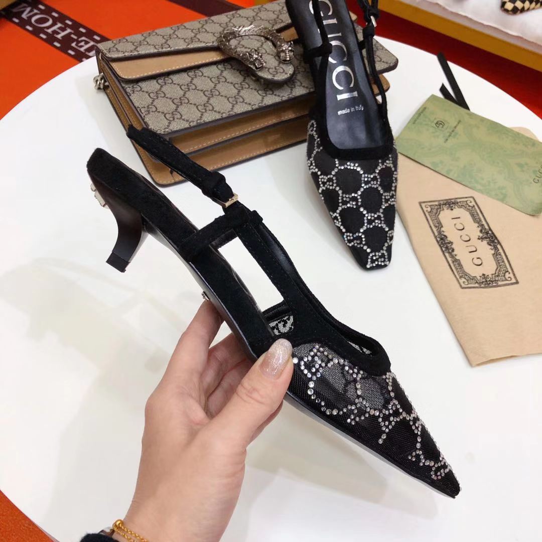 G style vintage women sandals pumps-Luxeon