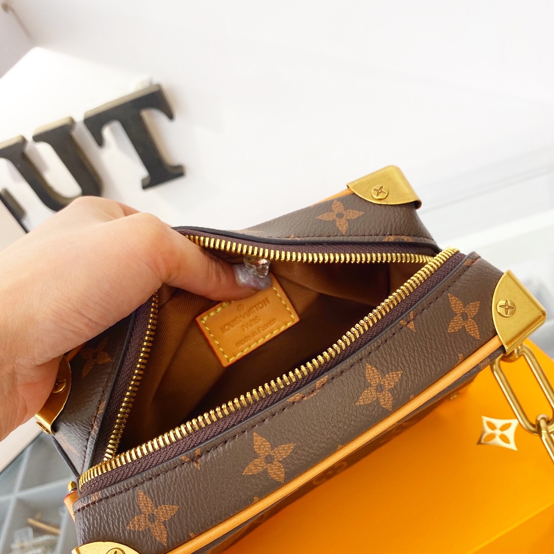 L style bag Trunk Small Box Chain Bags-Luxeon
